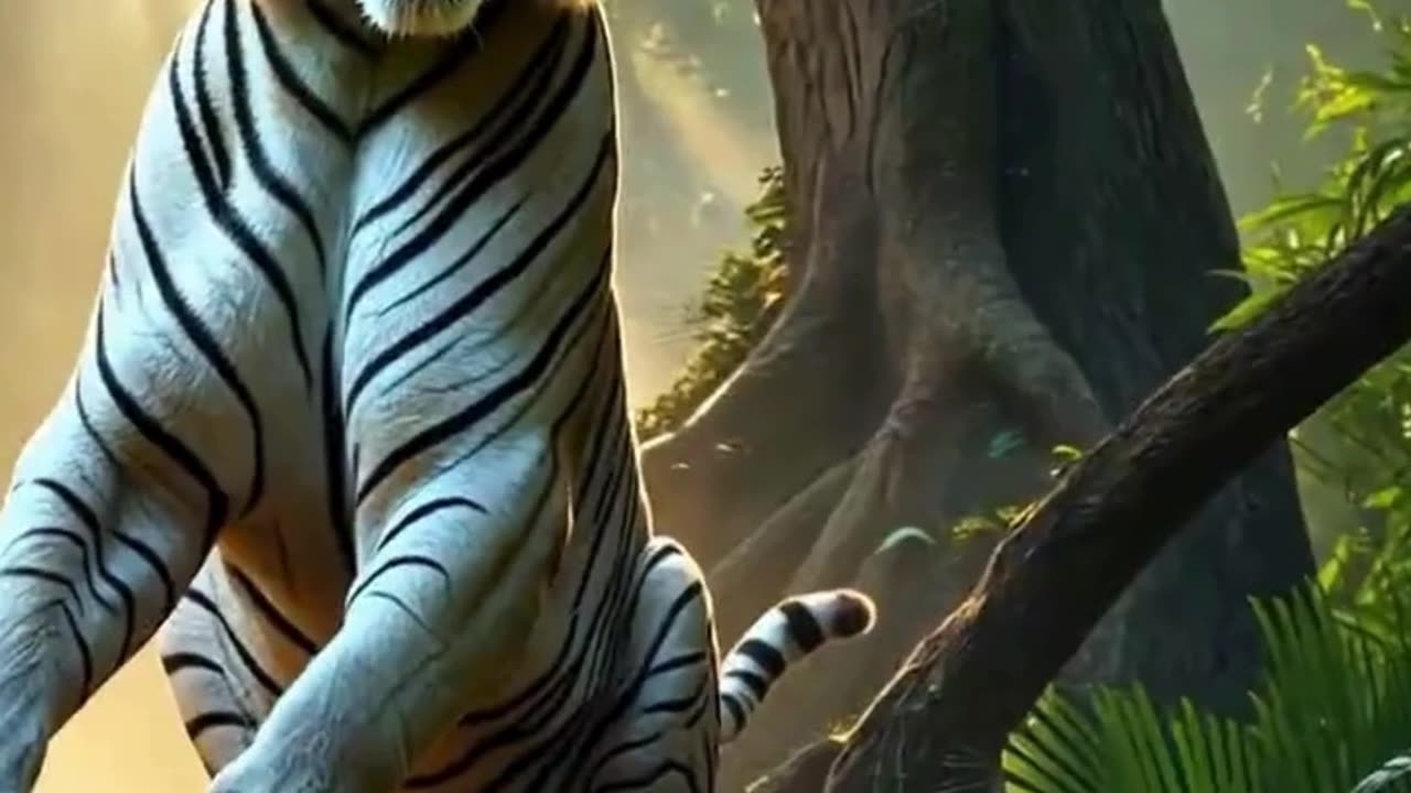 Ghost of the Jungle The Majestic Indian White Tiger #whitetiger