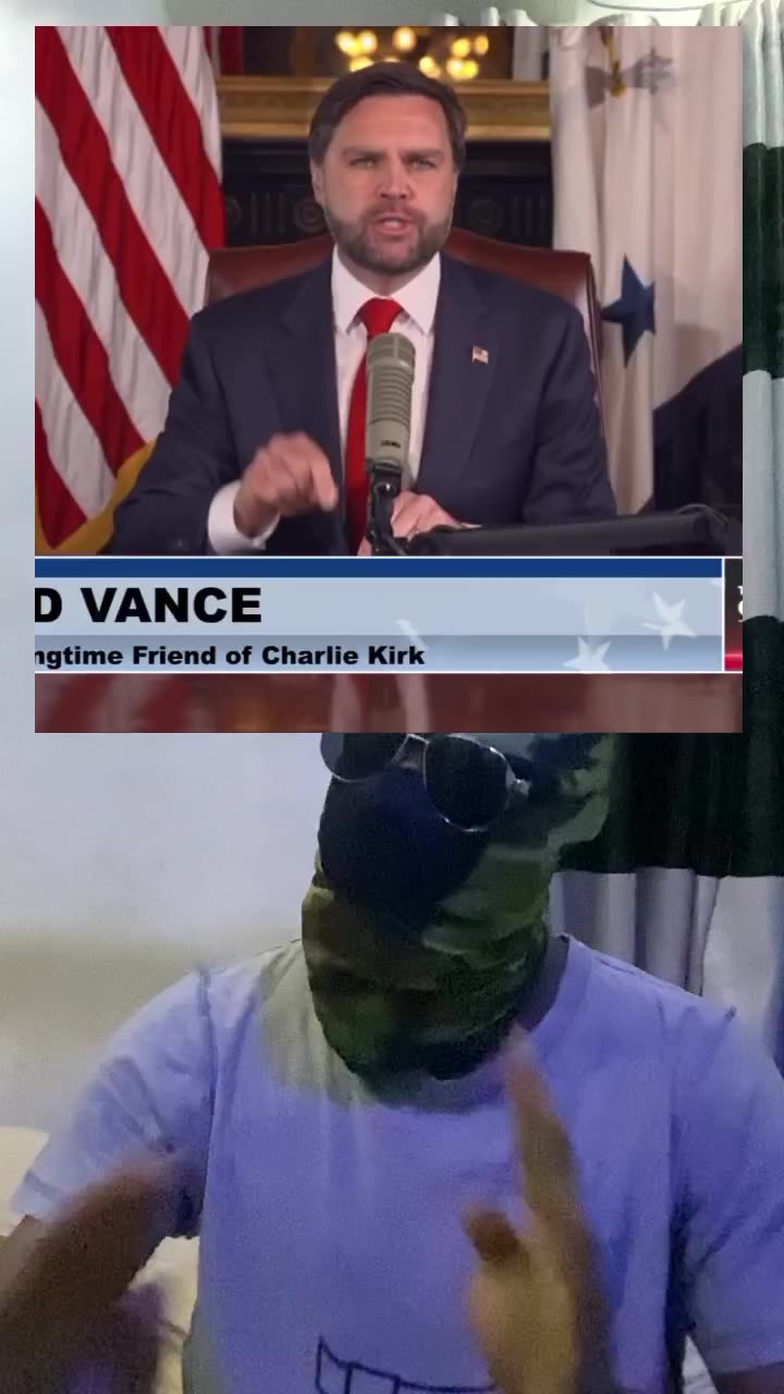 Out of chaos comes order JD vance preach...