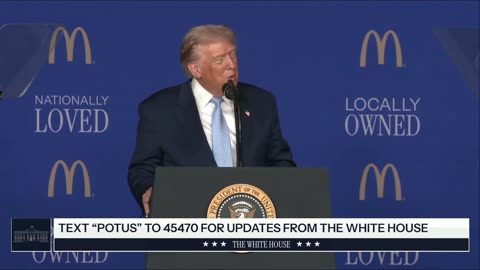 President Trump Delivers Remarks at McDonald's Impact Summit