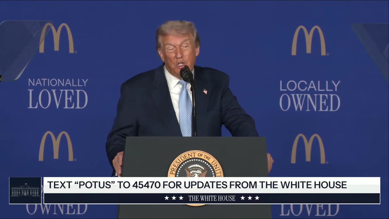 President Trump Delivers Remarks at McDonald's Impact Summit 2025-11-18 03:15