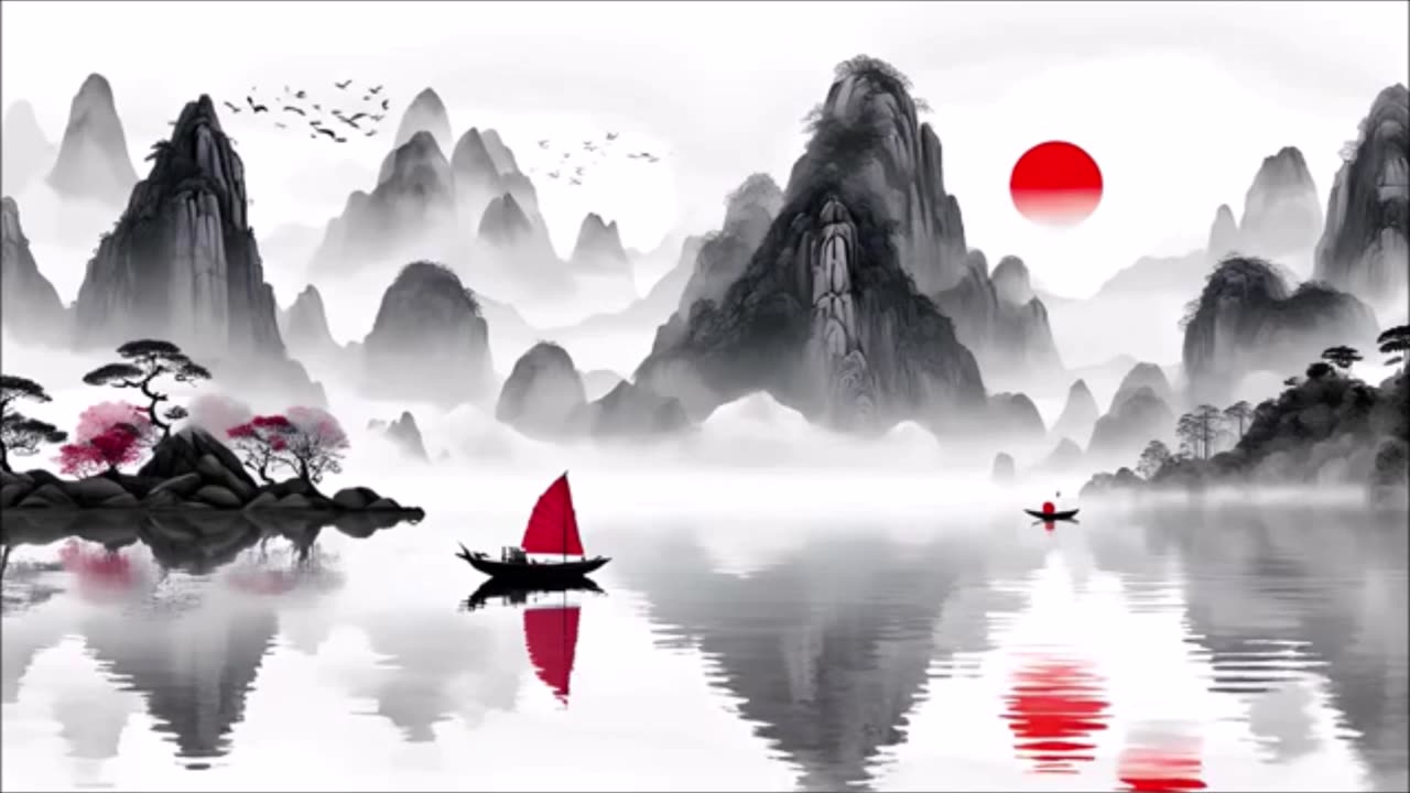 Soulful Relaxing Chinese Music With 4D Subliminal Power Diet