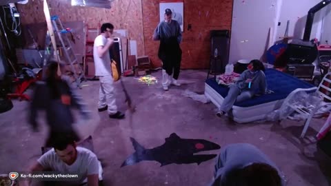The garage rejecting Sharp's criticism (he wanted more chaos)