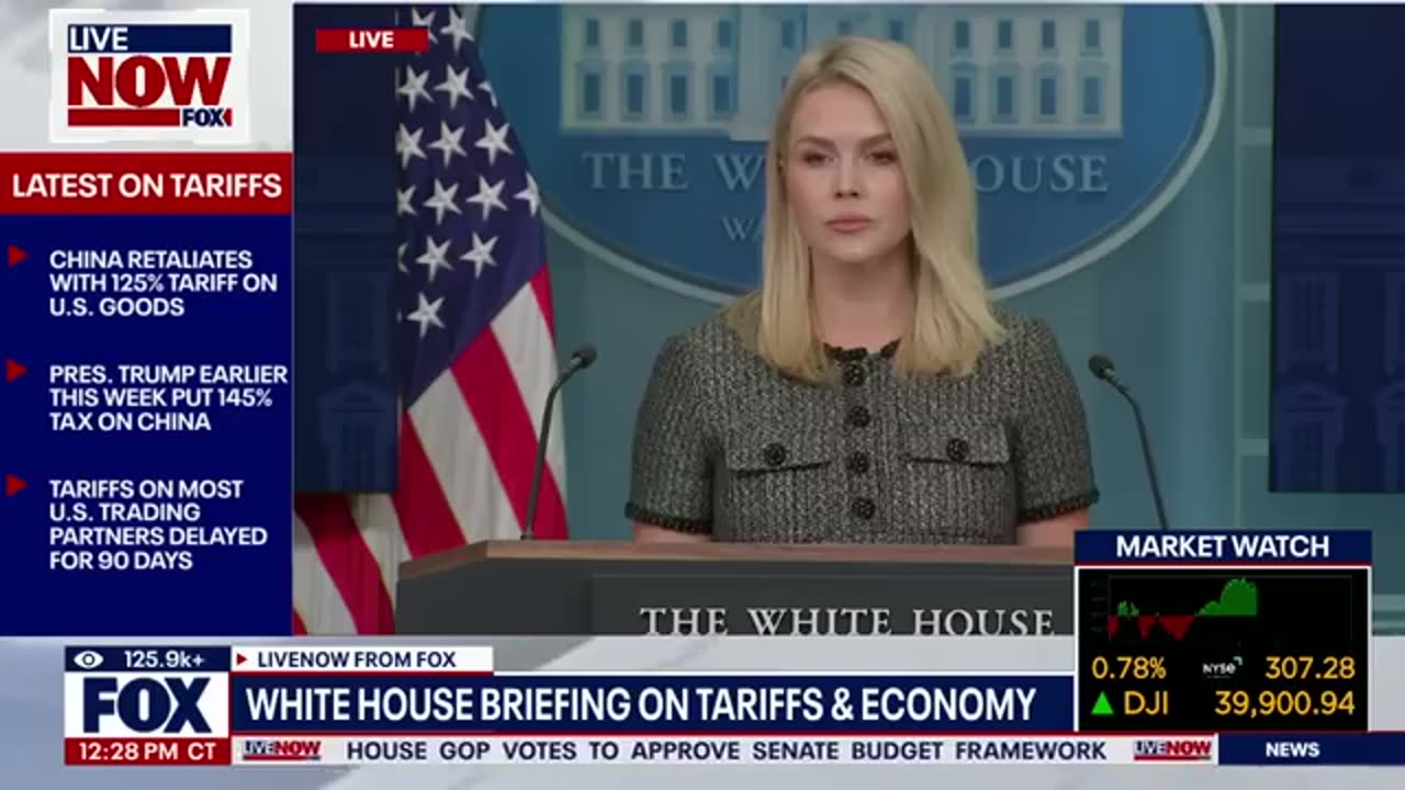 White House Press Briefing: Karoline Leavitt On Tariffs & Migrants