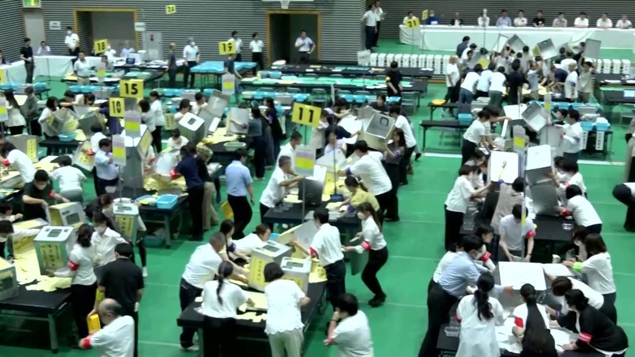 Japan's ruling coalition likely to lose upper house, exit polls show