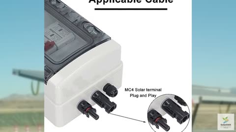 EVTSCan IP65 Waterproof PV Combiner Box,DC500V A Circuit Breaker & Protective De