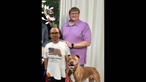 Mickey loves Kevin's pitbull