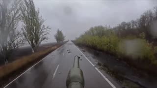 💥 Ukrainian Leopard 2A4 VS Russian FPV-drone in ambush
