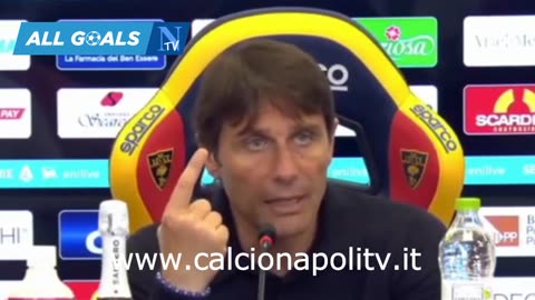Lecce-Napoli 0-1 3/5/25 conferenza stampa Antonio Conte