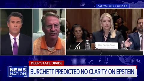 Burchett tells Leland Vittert he believes Biden Admin "DESTROYED" Epstein files