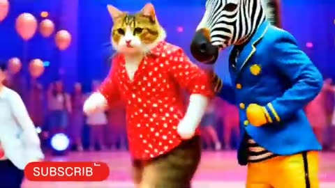Cutest cat video funny dance 🤣💃vedio for cat #funny #dancingcat #