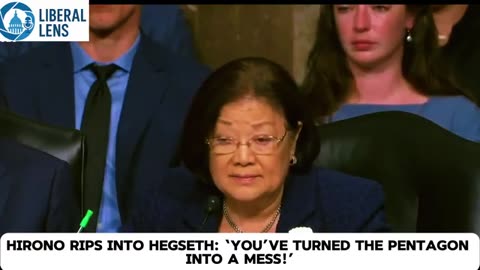 Sen. Mazie Hirono Rips Into Pete Hegseth: ‘You’ve Turned the Pentagon Into a Mess!’