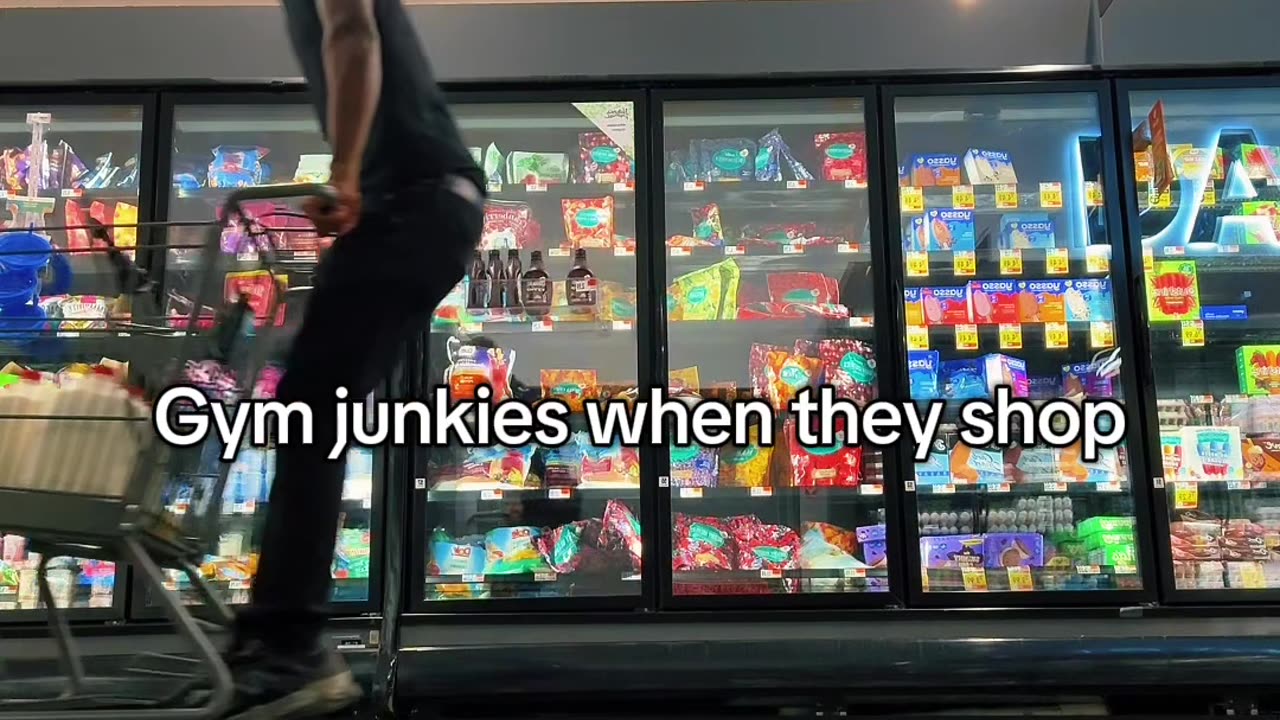 Gym junkies shopping