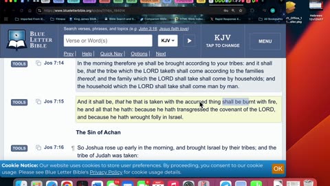 5/14/25 Jos 7:14-26 Know ye not that a little leaven leaveneth the whole lump?