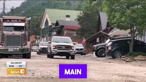 AMISH HAVE NEEM HELPING REBUILD CHIMNEY ROCK NC FOR FREE