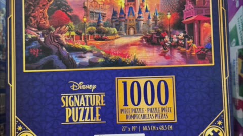 Walt Disney World Four Parks One World 1000 Piece Puzzle by Thomas Kinkade Studios #shorts