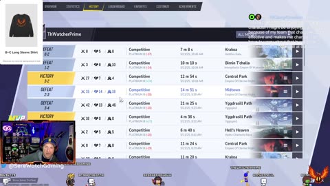 Watcher back playing some #MarvelRivals, blending quick play and ranked today!!!