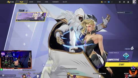 Watcher back playing some #MarvelRivals, blending quick play and ranked today!!!