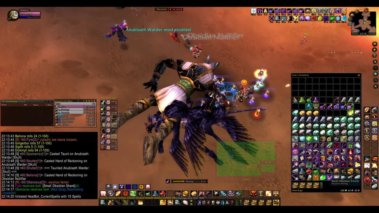 Turtle Wow - MM weekly AQ40 - 15 April - paladin POV