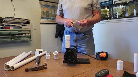 Koi Pond Pump Stand