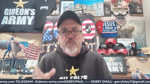 GIDEONS ARMY FRIDAY LIVE AT 930 AM EST -5/16- JOIN US !!!