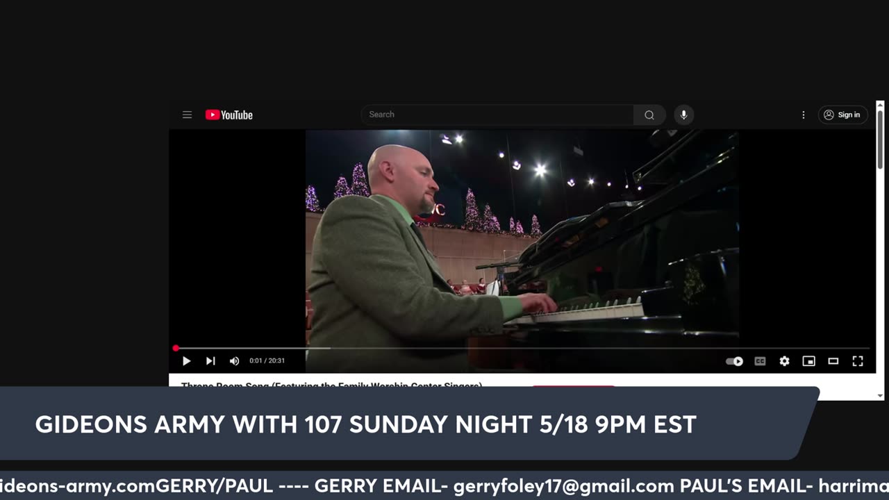GIDEONS ARMY FRIDAY LIVE AT 930 AM EST -5/16- JOIN US !!!