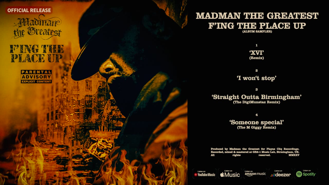 Madman the Greatest - F'ing the place up (Album Sampler)