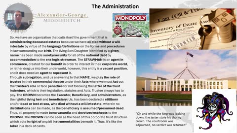 You were charged as a criminal at birth & made security for debt - AGMiddleditch