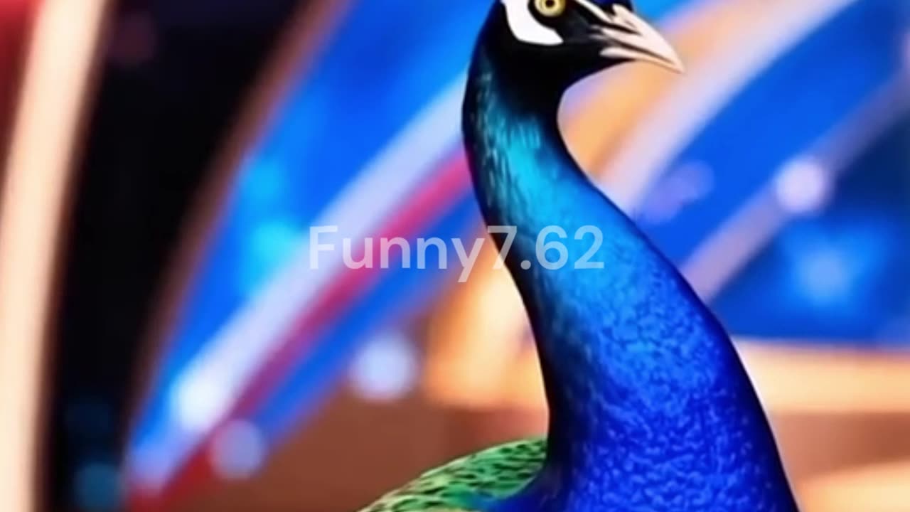 She Transformed into a Peahen Instantly—Watch the Magical Moment!