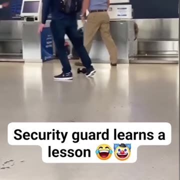 Security Guard makes MAJOR mistake