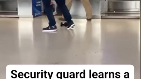 Security Guard makes MAJOR mistake
