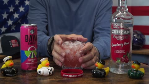 Joseph Cavanaugh - Cruzan Raspberry Rum & Starbucks Baya Raspberry Lime Energy Drink