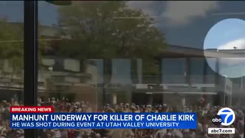 Rooftop Figure Seen Immediately After Charlie Kirk Shooting — Campus Footage