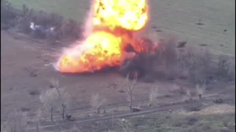 🚁🔥 Ukraine Russia War | Ukrainian FPV Drone Strikes Russian MT-LB Ammo Convoy | RCF