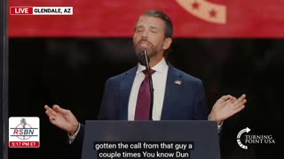 Don Trump JR imitating his father's voice. Completely nails it 😅😅🤣