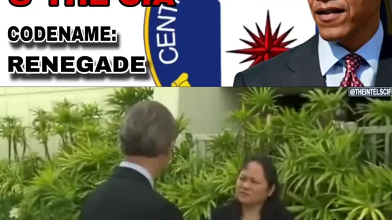 OBAMA & CIA; CODENAME: RENEGADE, A FOREIGN STUDENT