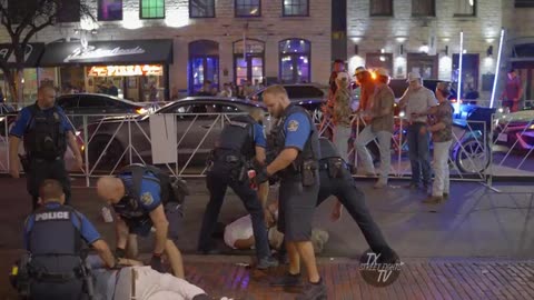 Man Knocked Out During Street Fight on 6th Street in Austin, TX – April 25, 2025
