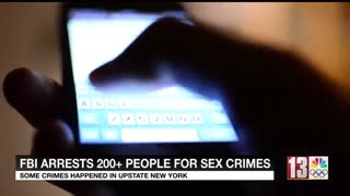 FBI arrests 205 alleged predators for sex crimes