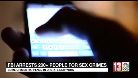 FBI arrests 205 alleged predators for sex crimes