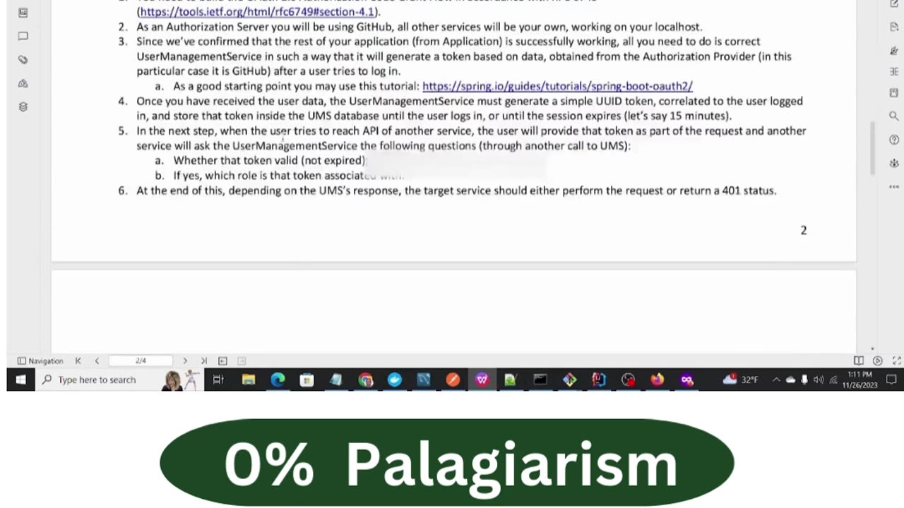 Student Work (Assignment) | CST8277 Assignment 3 Microservices + UUID Token + OAuth App | Algonquin