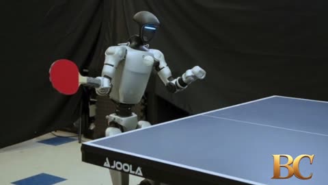 UC Berkeley humanoid robot plays table tennis with human-like agility