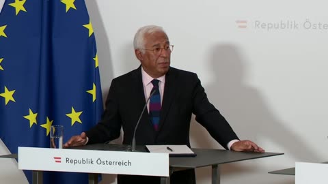 PK EU-Ratspräsident Costa und Bundeskanzler Stocker