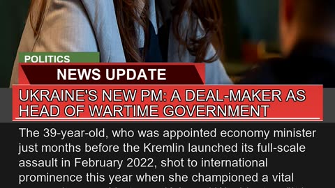 Ukraines New Pm a Dealmaker as Head of Wartime