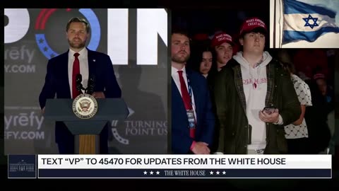 A student leaves JD Vance surprised after saying what Charlie Kirk said of Israel