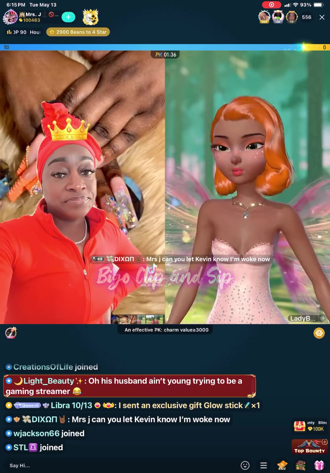 The brothers gf lines Lady D n talks about PrinceJay then he intervened 5/13/25 #bigoclipandsip