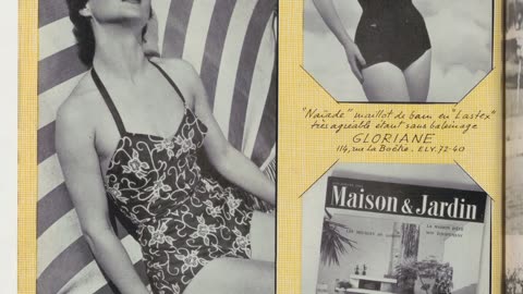 1953 Vogue Paris Magazine, Fashions of 1953