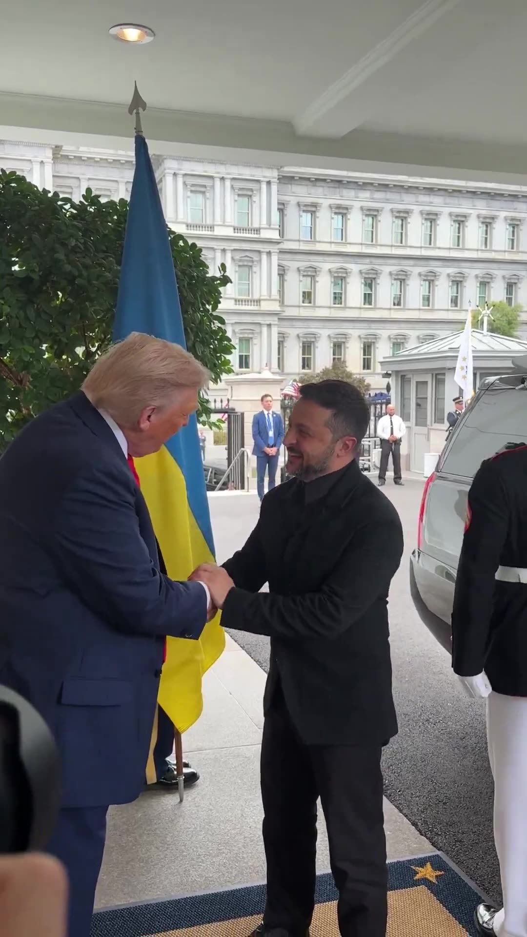 President of the United States of America Donald J. Trump welcomes Ukrainian President Zelenskyy to the White House.