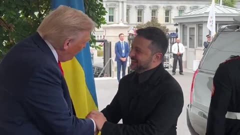 President of the United States of America Donald J. Trump welcomes Ukrainian President Zelenskyy to the White House.