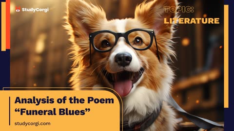 Analysis of the Poem “Funeral Blues” - Essay Example