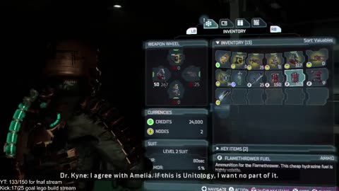 Dead space remake (restream part 3) Smacking creatures, grabbing supplies