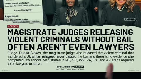 📢32 states allow judges, magistrates, to serve without a law degree